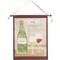 Transpac Fabric/Canvas 23 in. Multicolor Everyday Wine is Bottled Wall Art